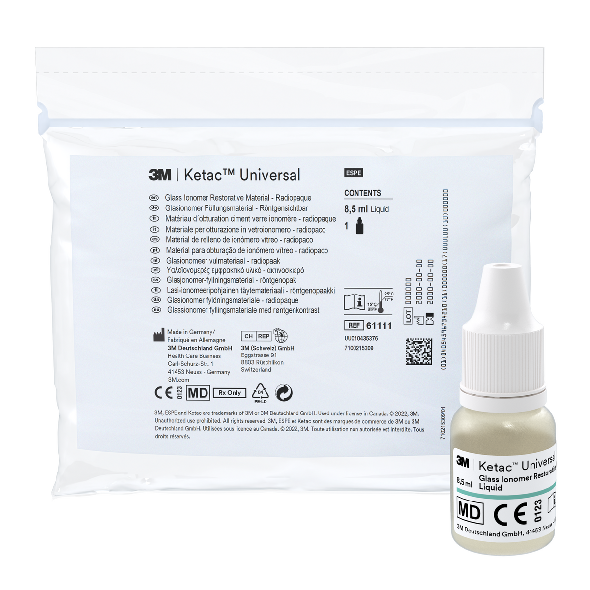 [3MCS] 3M Ketac Universal Glass Ionomer Restorative Refill 8.5g Liquid