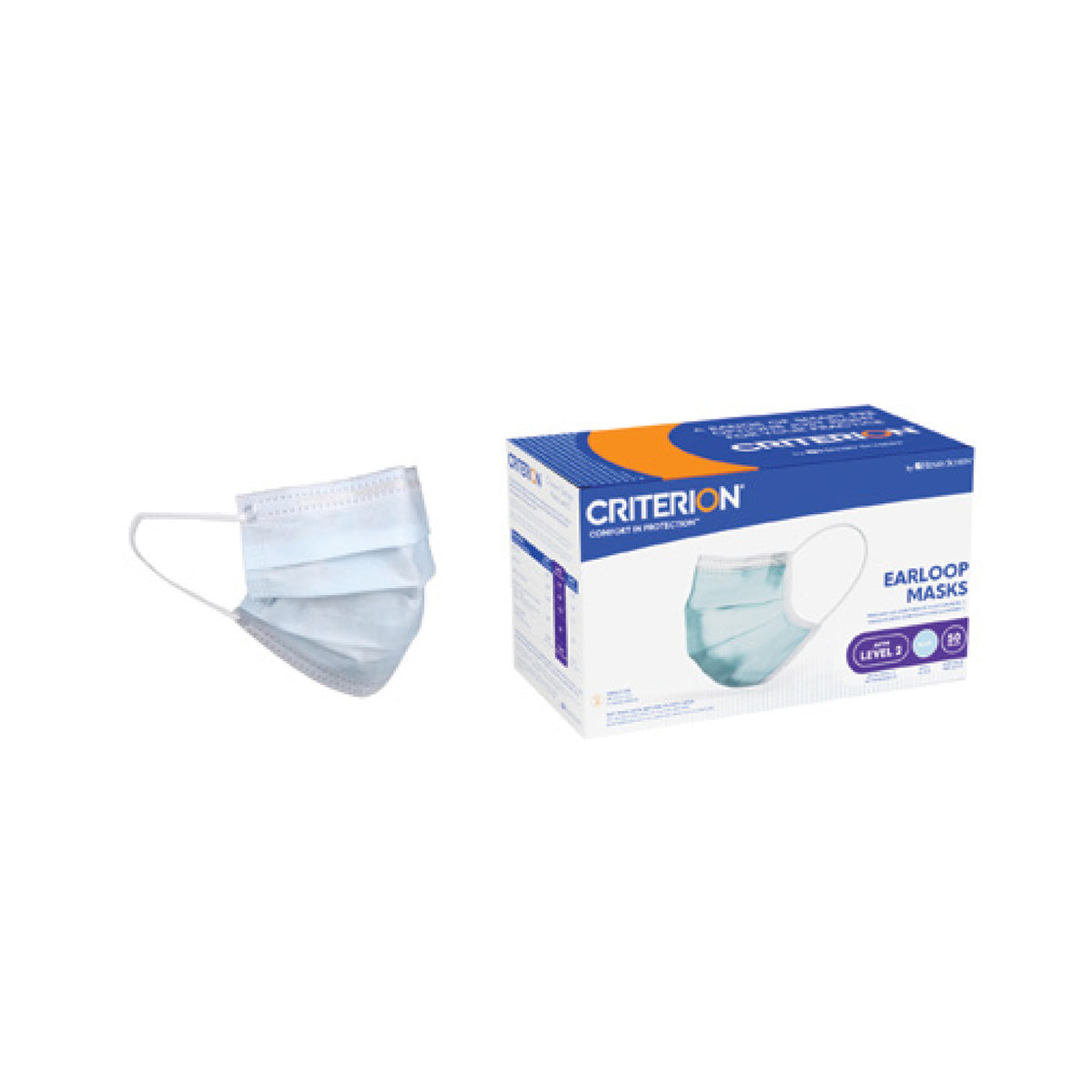 HS Procedural Earloop Mask ASTM Level 2 Lavender 50/Box