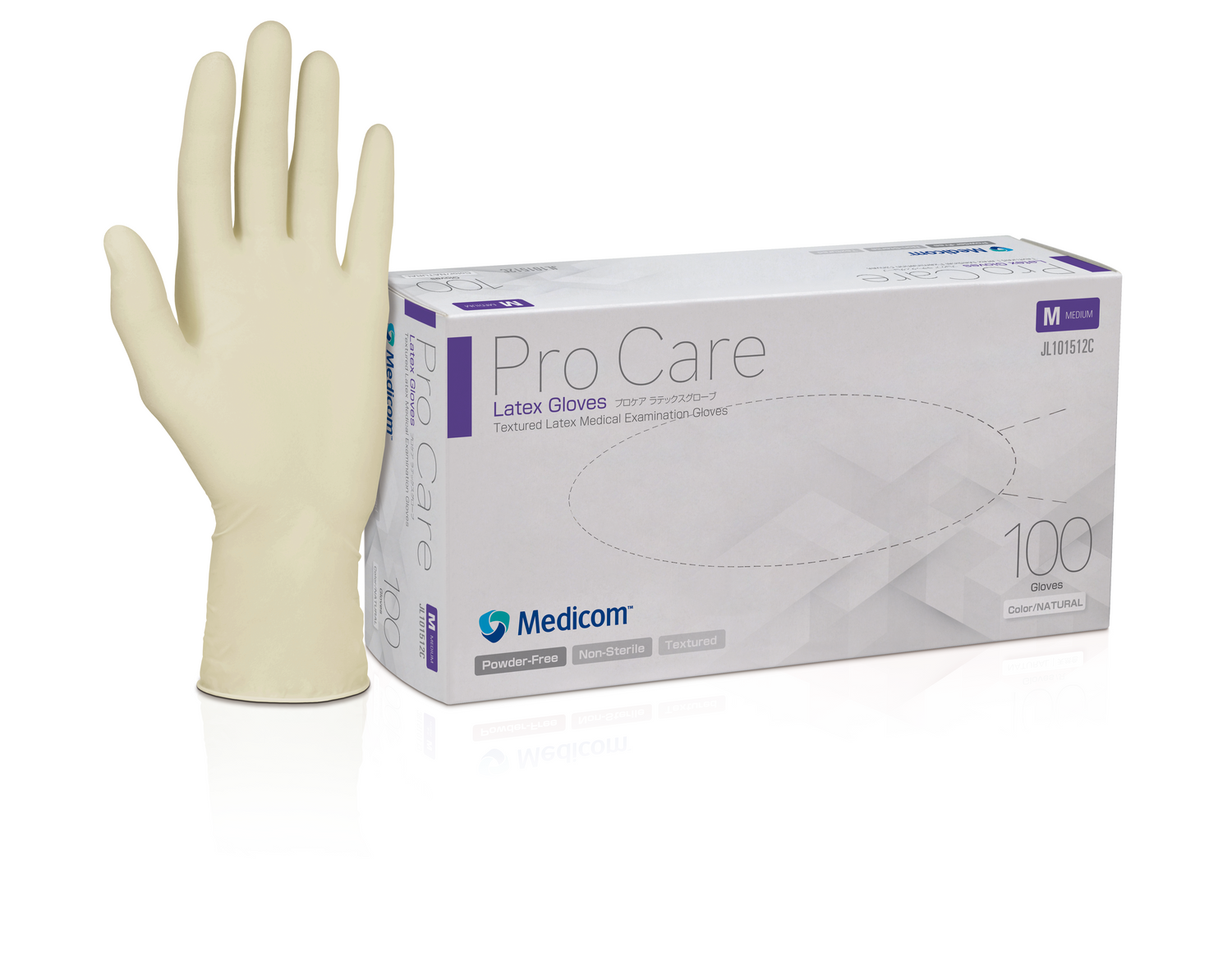 [Pre-Sale] Medicom Pro Care Latex Gloves Powder Free 100/Box