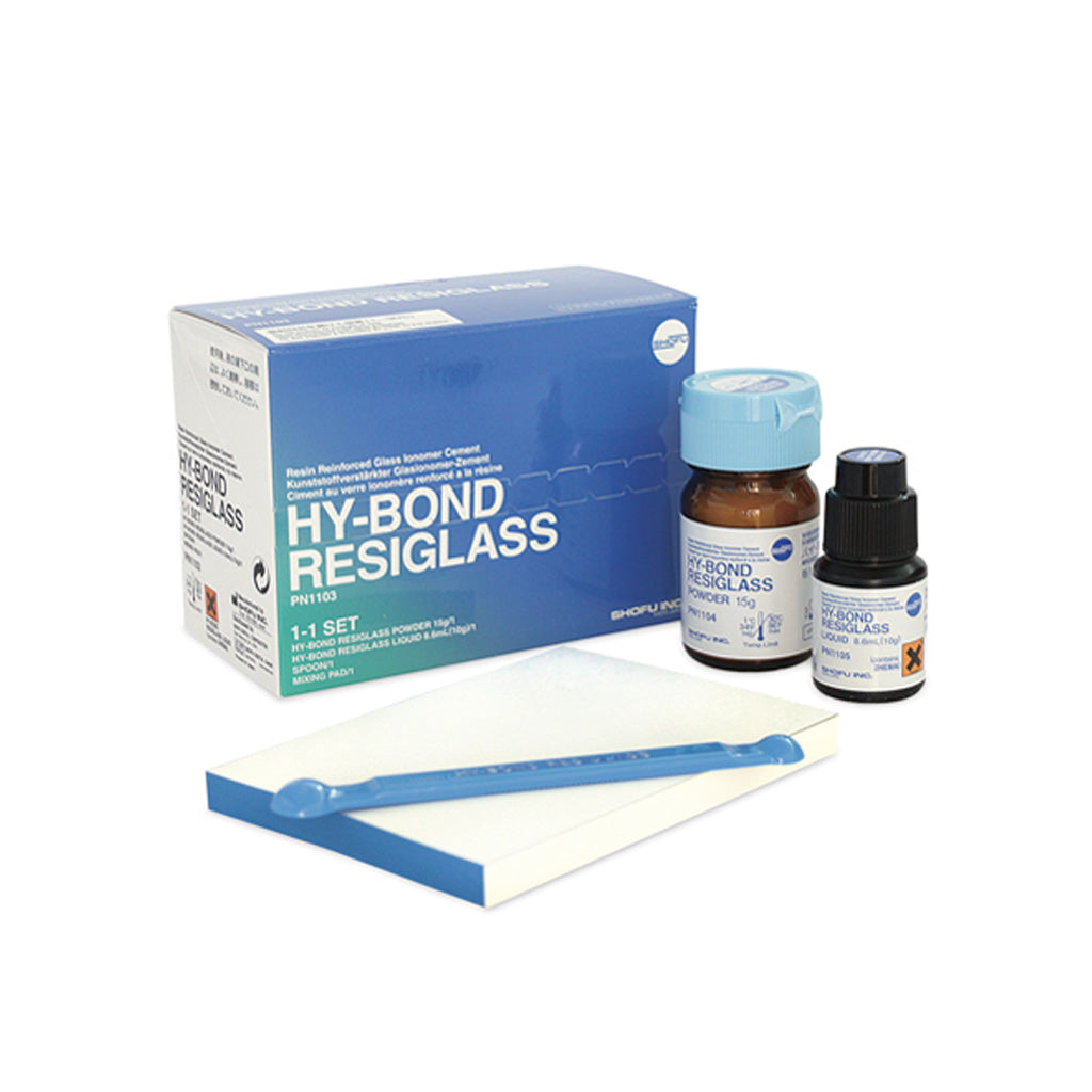 Shofu HY-Bond Resiglass Powder 15 gm & Liquid 8.6 ml