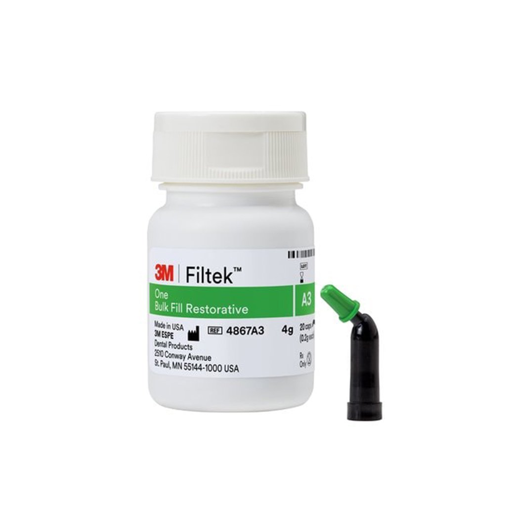 [3MQ4] 3M Filtek One Bulk Fill Restorative Capsules A3 20 x 0.2g