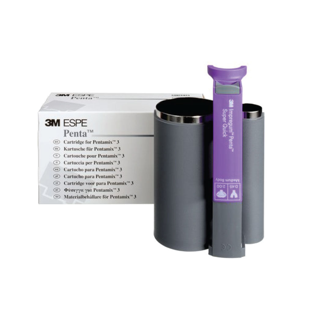 3M Impregum Super Quick Polyether Impression Material Cartridge Penta System Medium Body for Pentami