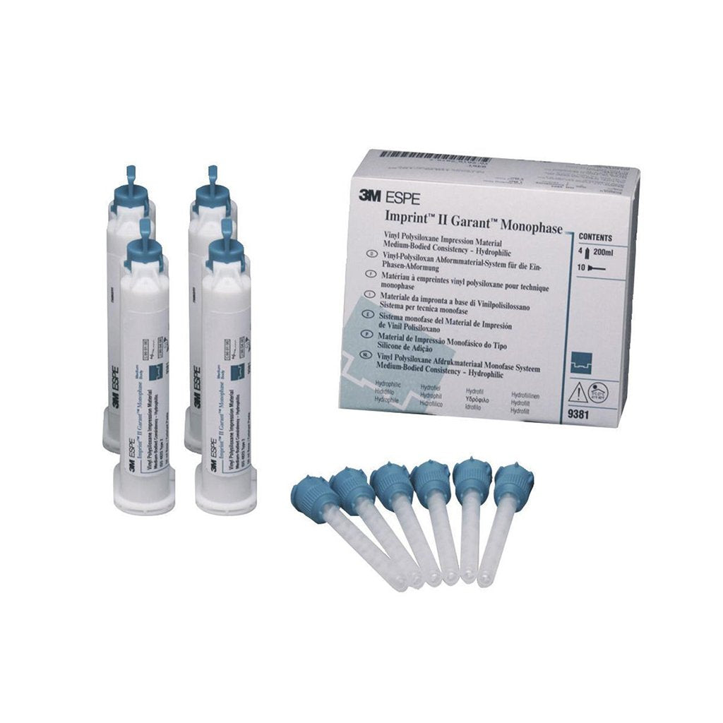 3M Imprint II Garant Monophase VPS Impression Material Refill 4 x 50ml