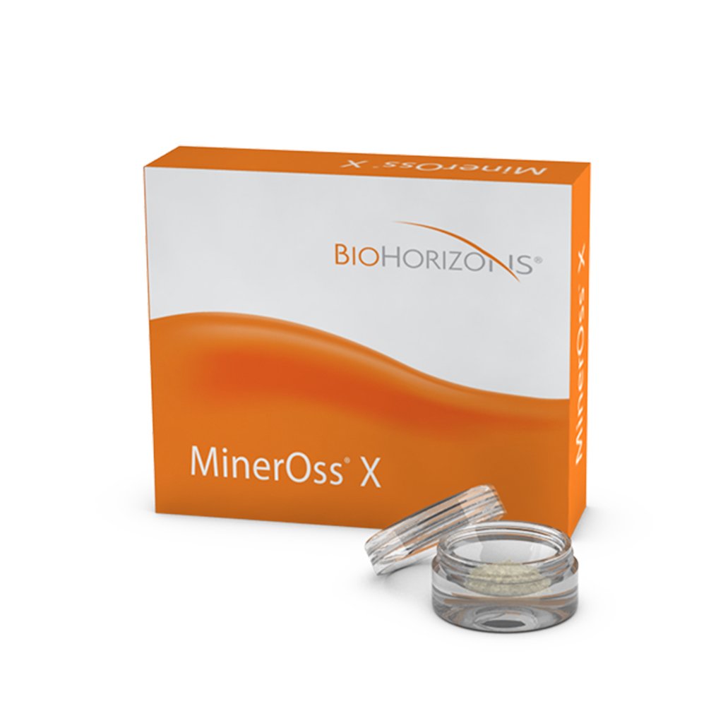 BioHorizons Xenograft MinerOss X Cancellous Particle Size: 250-1000 microns, 0.5g/1.2cc