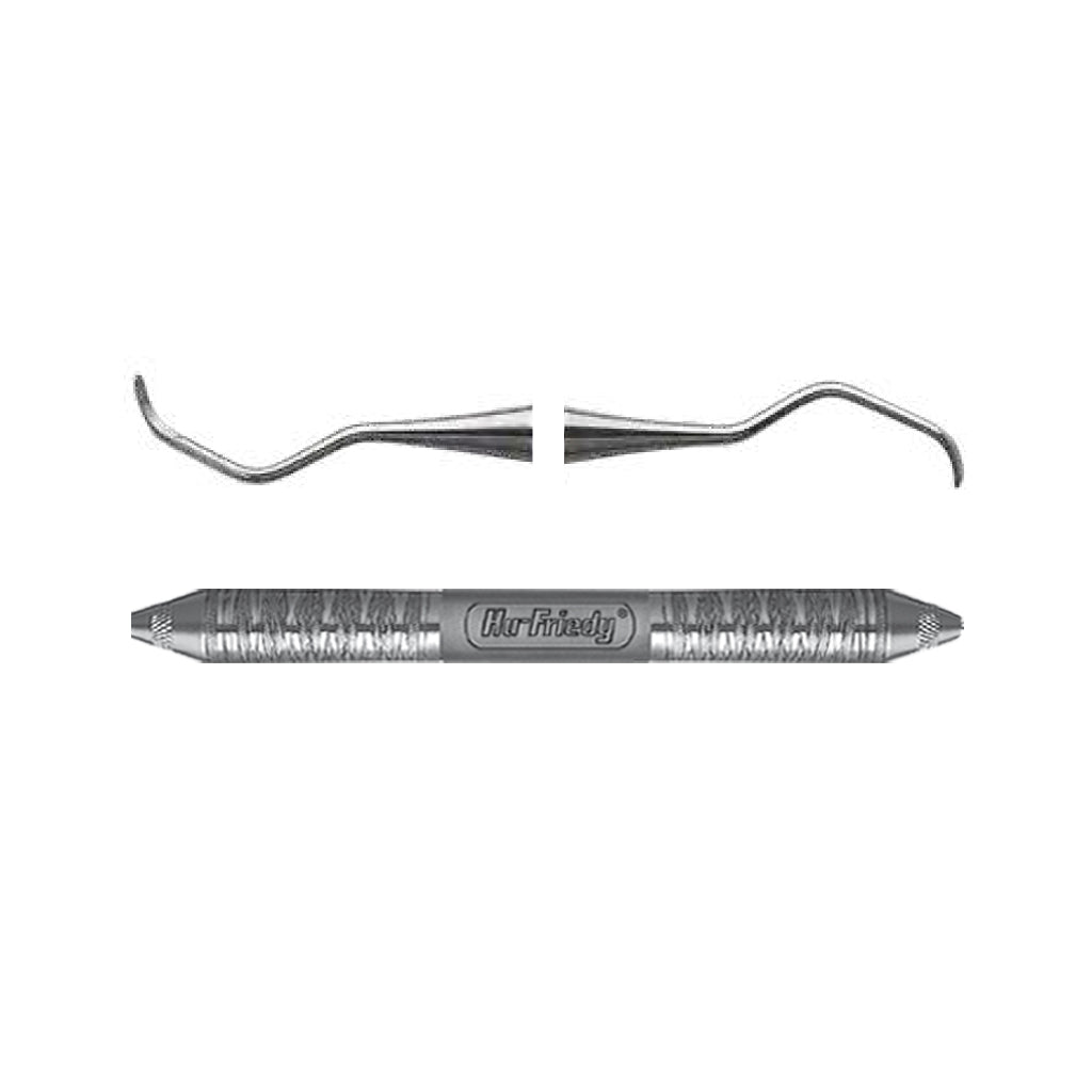 Hu-Friedy 4R/4L Columbia University Curette #6 Satin Steel Each