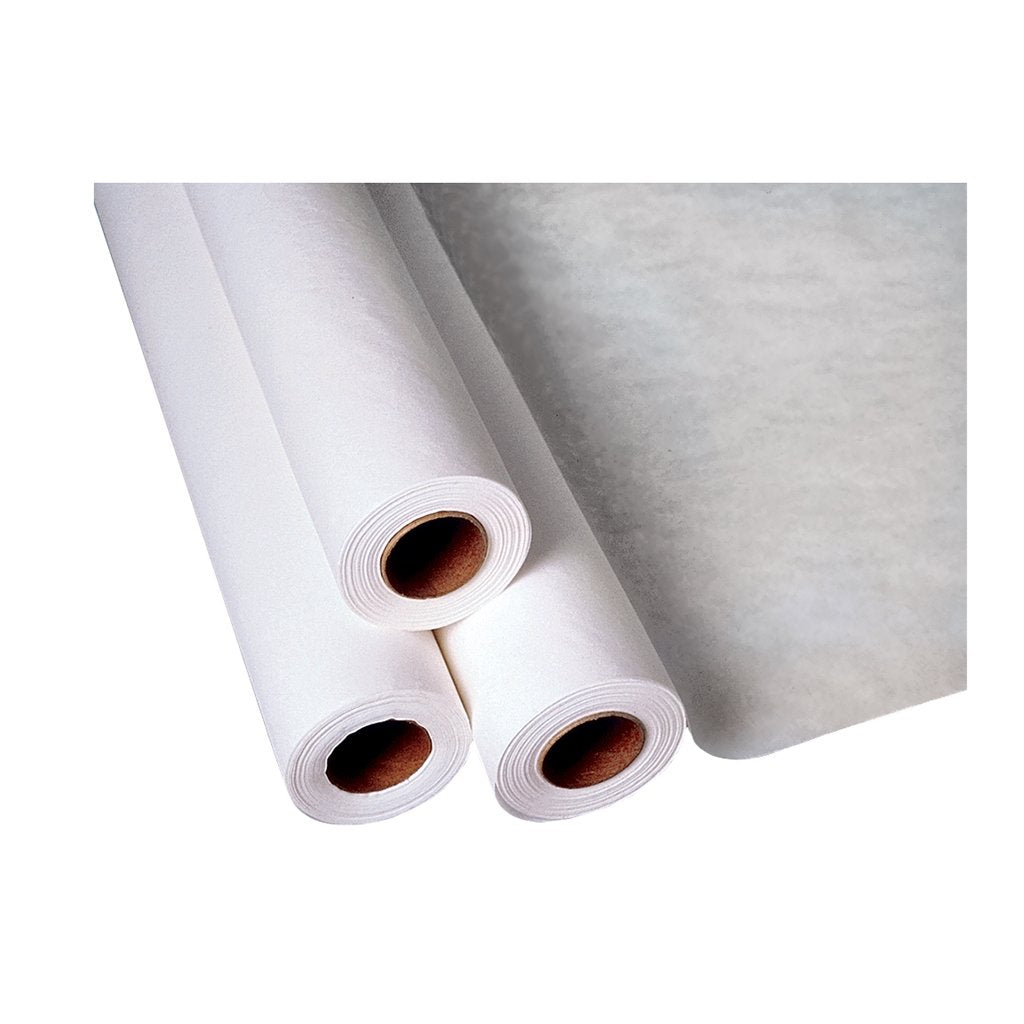 HS Table Paper Exam Crepe 21&quot;x125&#39; White 12/Case