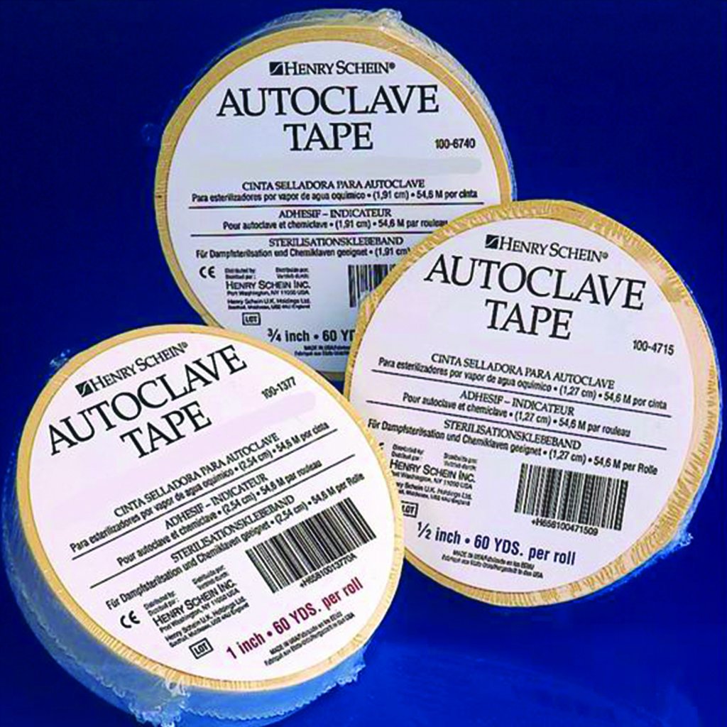 HS Indicator Tape 0.75&quot; Beige Each