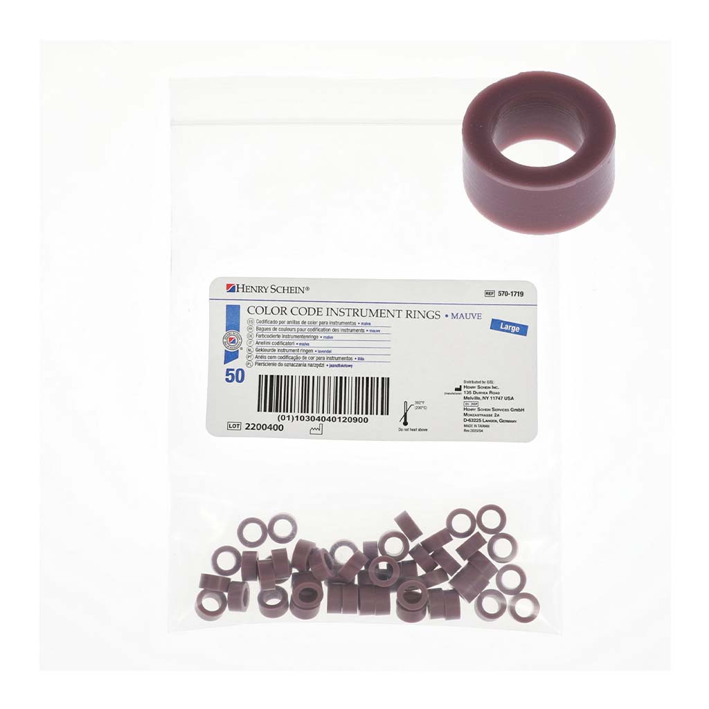 HS Instrument Rings Large Mauve 50/Bag