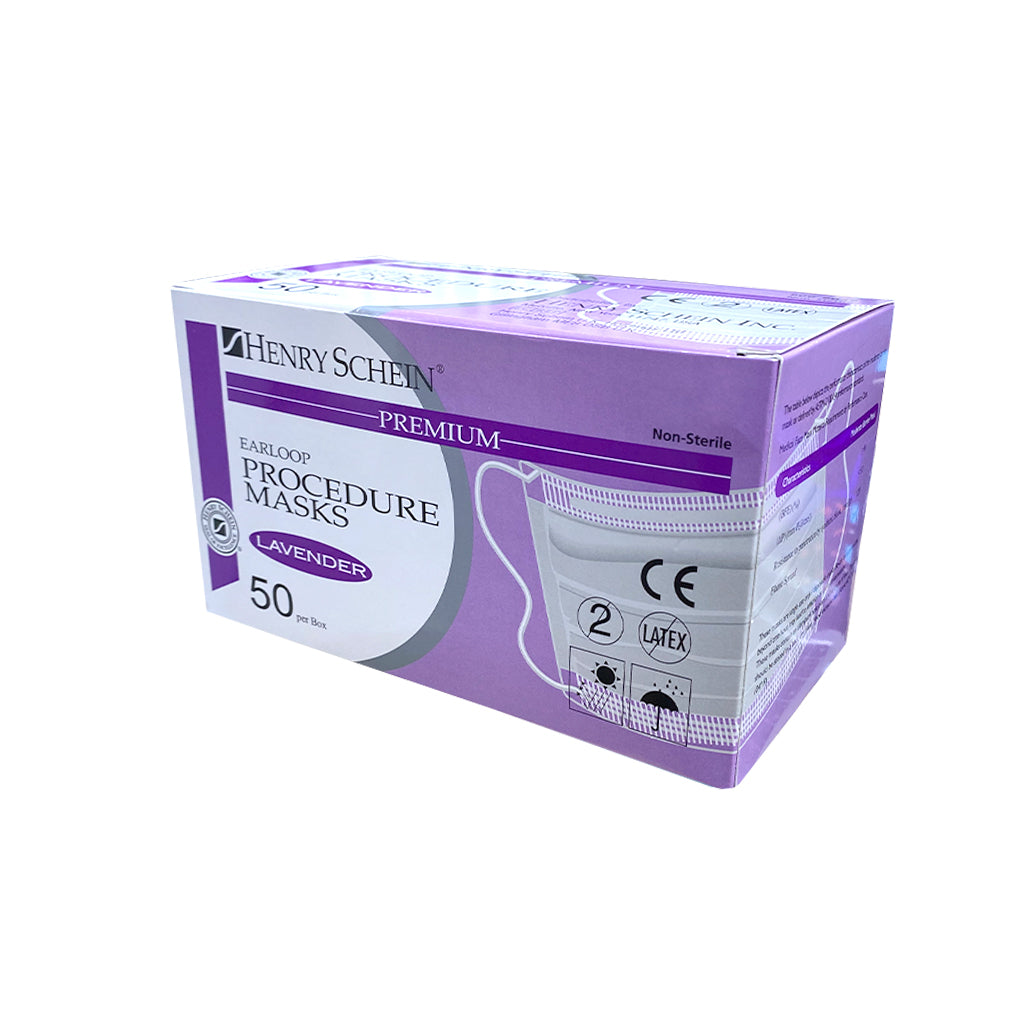 [WINTER]HS Earloop Procedure Face Mask ASTM Level 1 Lavender 50/Box