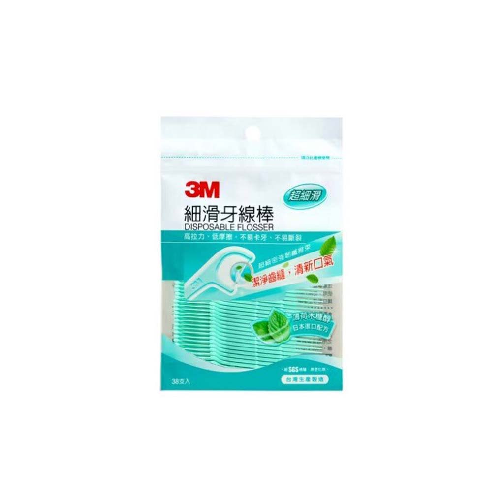 3M Disposable Flosser Mint 38/Bag