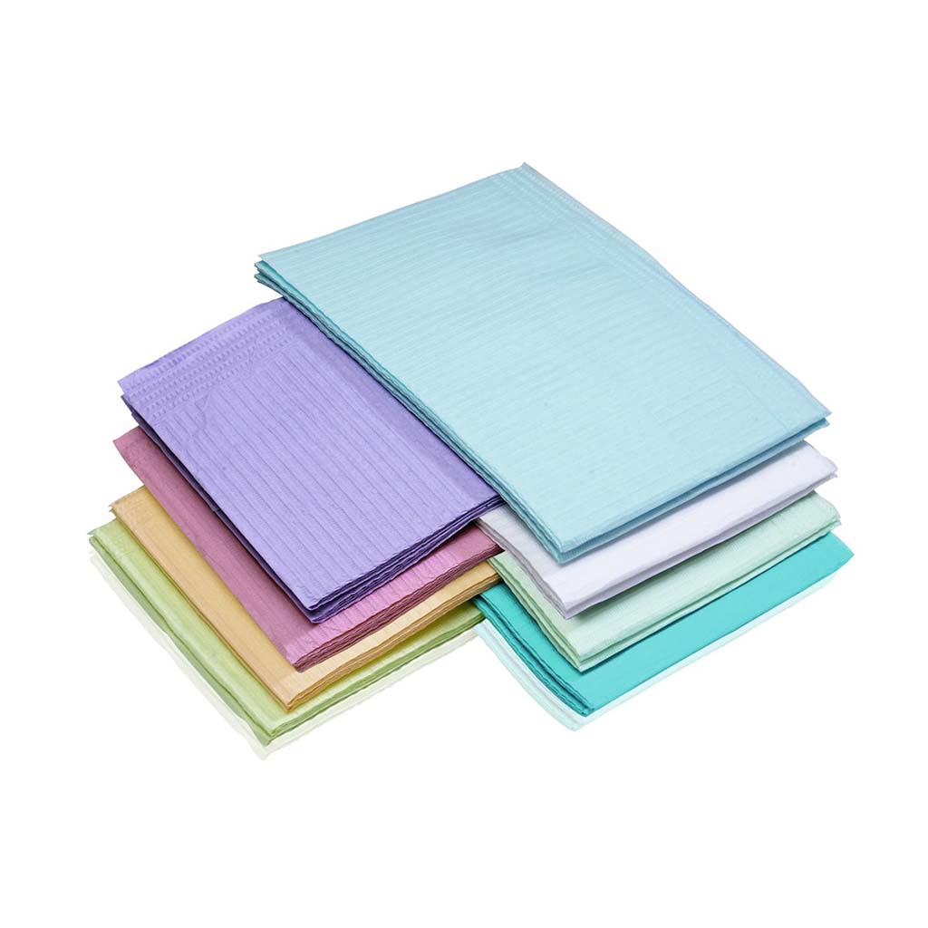 Medicom Distech Dental Bibs 13" x 18" Blue 500/Case