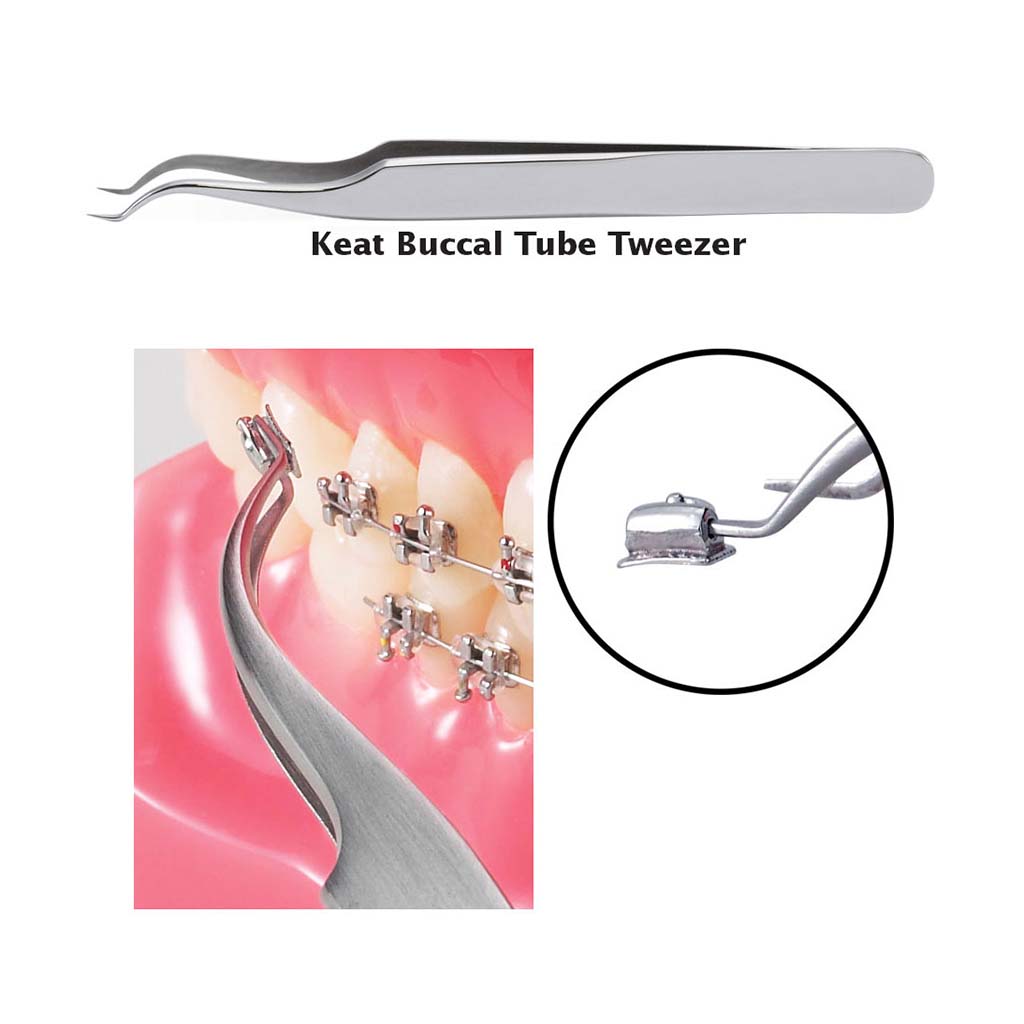 Ortho Technology Keat Buccal Tube Tweezers Each