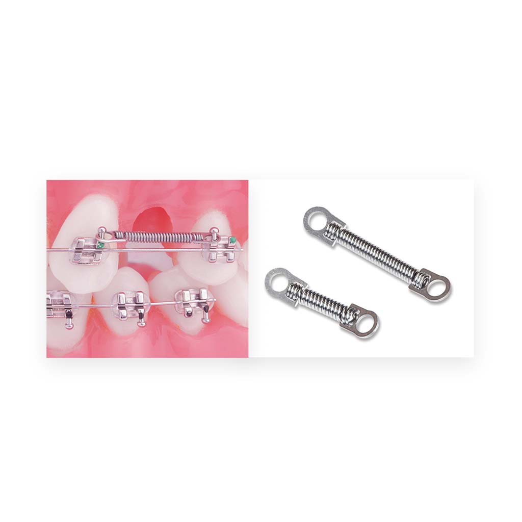 Ortho Technology TruFlex NiTi Closed Coil Springs, 12mm(.011x.030"), Medium Force 150gm, 10 pc/Pack
