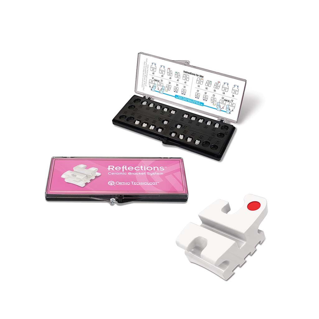 Ortho Technology Reflections Ceramic Bracket Patient Kit, .022" MBT, U/L 5x5 Hooks on Cuspids 20/Package