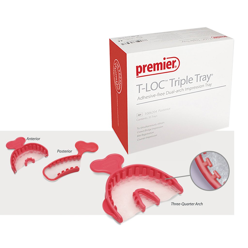 Premier T-Loc Triple Tray Anterior 35/Box