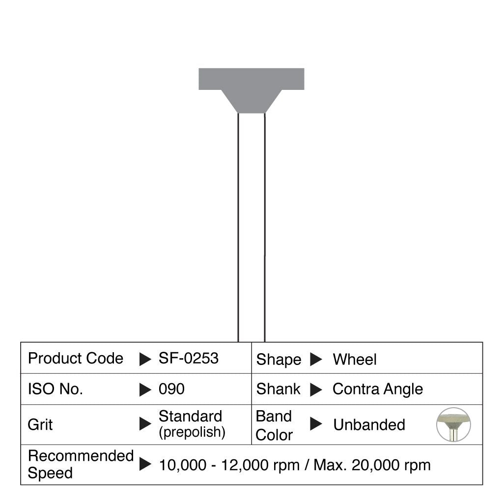 [WINTER] Shofu Ceramiste Standard Wheel CA #0253 12/Box