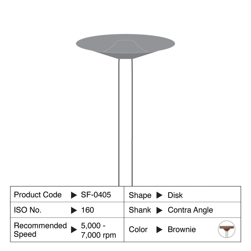 Shofu Brownie Silicone Disk CA #0405 12/Box