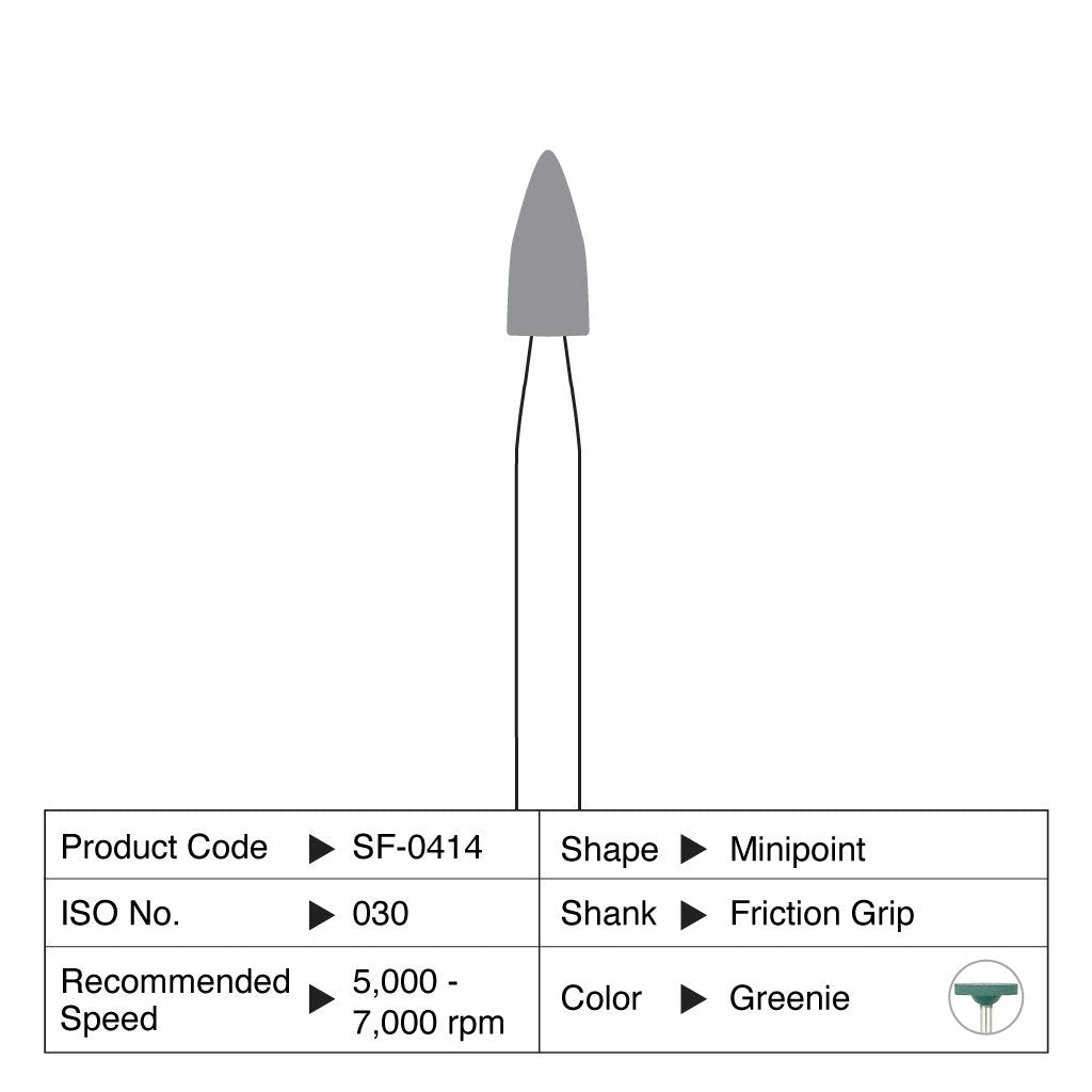 [WINTER] Shofu Greenie Minipoint FG #0414 12/Box