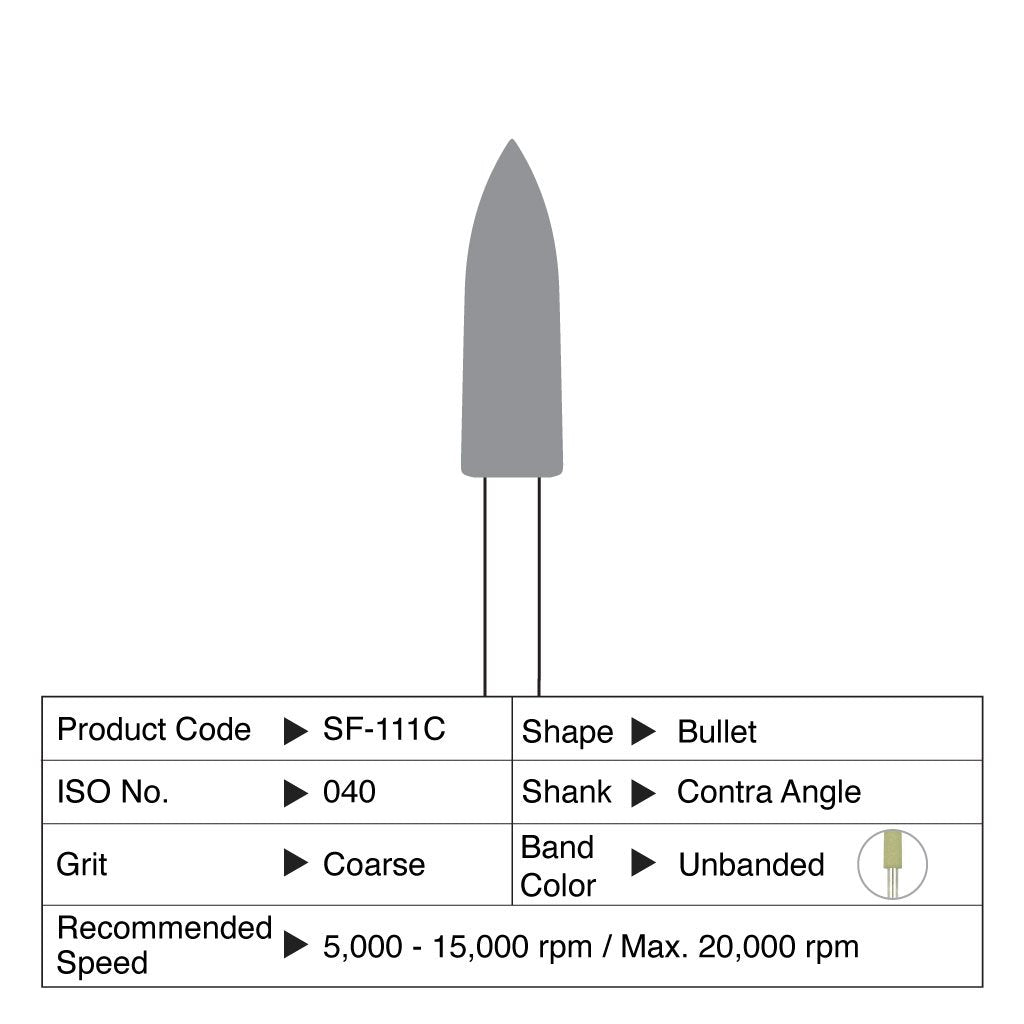 [WINTER] Shofu Compomaster Coarse Bullet CA #0111C 3/Box