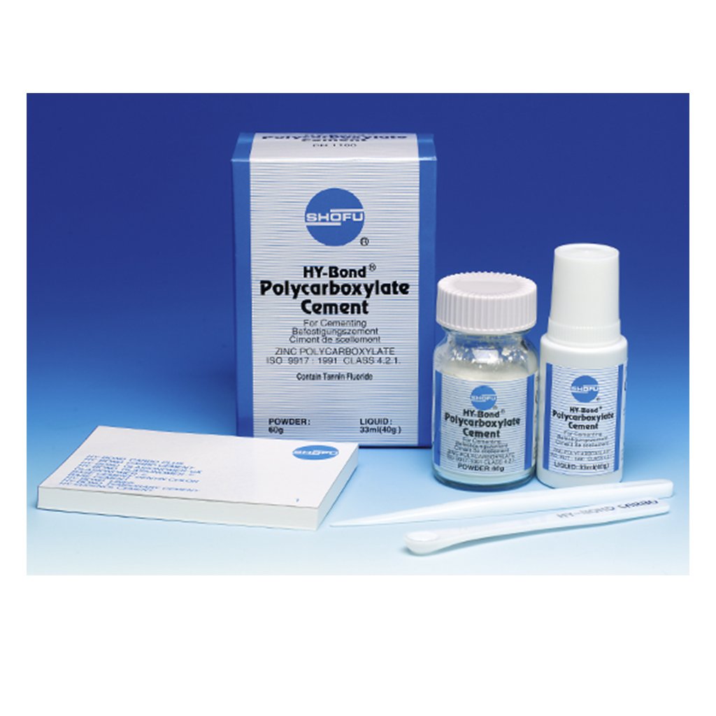 [WINTER] Shofu HY-Bond Polycarboxylate Cement 1-1 Set 1x 60g Powder 1 x 33ml Liquid