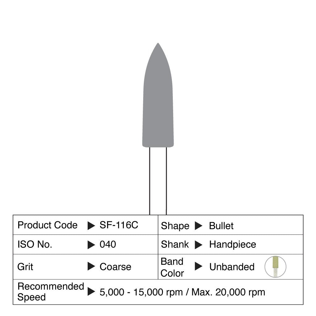 Shofu Compomaster Coarse Bullet HP 