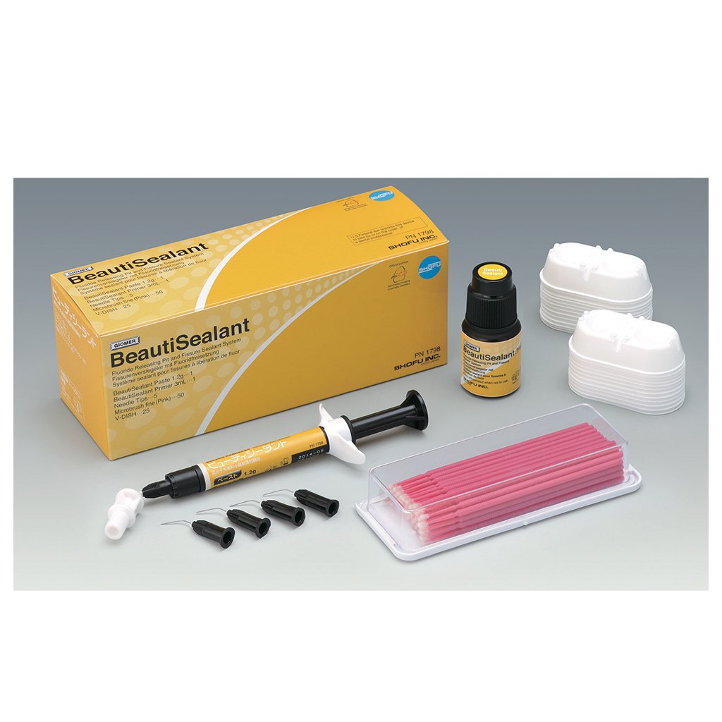 [WINTER] Shofu BeautiSealant Pit &amp; Fissure Sealant 1.2 G 3 mL Complete Kit Each