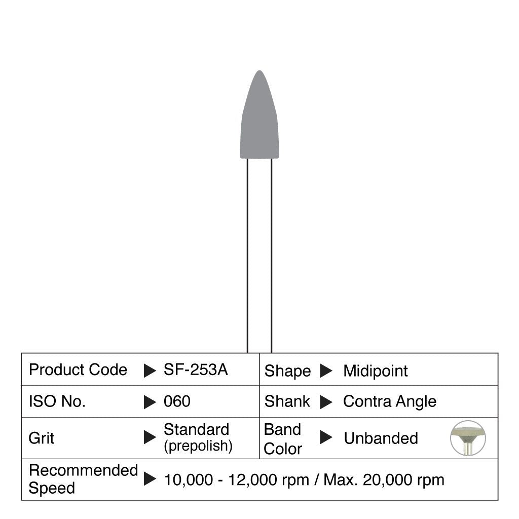 [WINTER] Shofu Ceramiste Standard Midipoint CA #0253A 12/Box