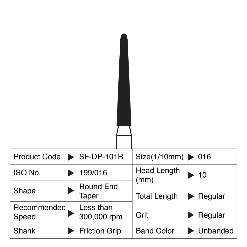 [WINTER] Shofu Diamond Point FG Regular Grit #101R 10/Box