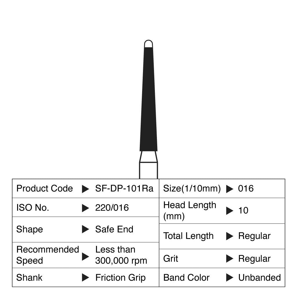 [WINTER] Shofu Diamond Point FG Regular Grit #101Ra 10/Box