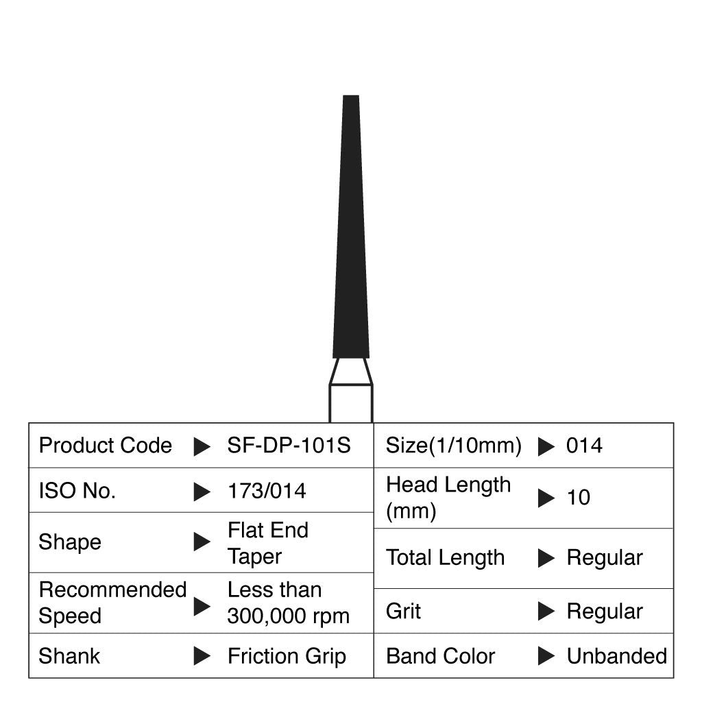 [WINTER] Shofu Diamond Point FG Regular Grit #101S 10/Box