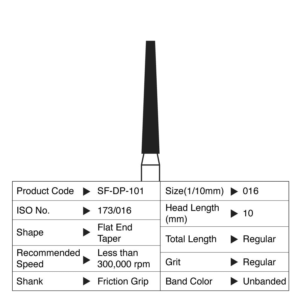 [WINTER] Shofu Diamond Point FG Regular Grit #101 10/Box