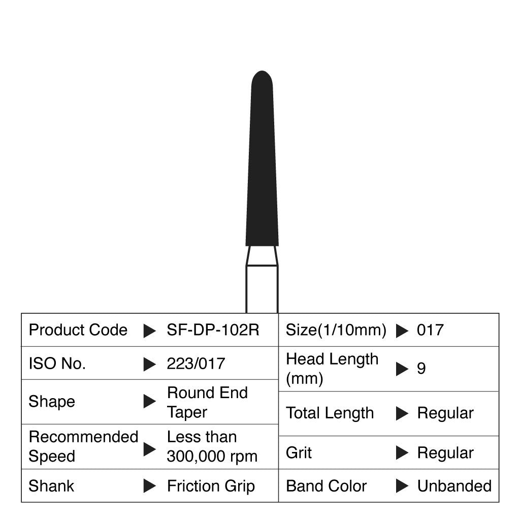 [WINTER] Shofu Diamond Point FG Regular Grit #102R 10/Box