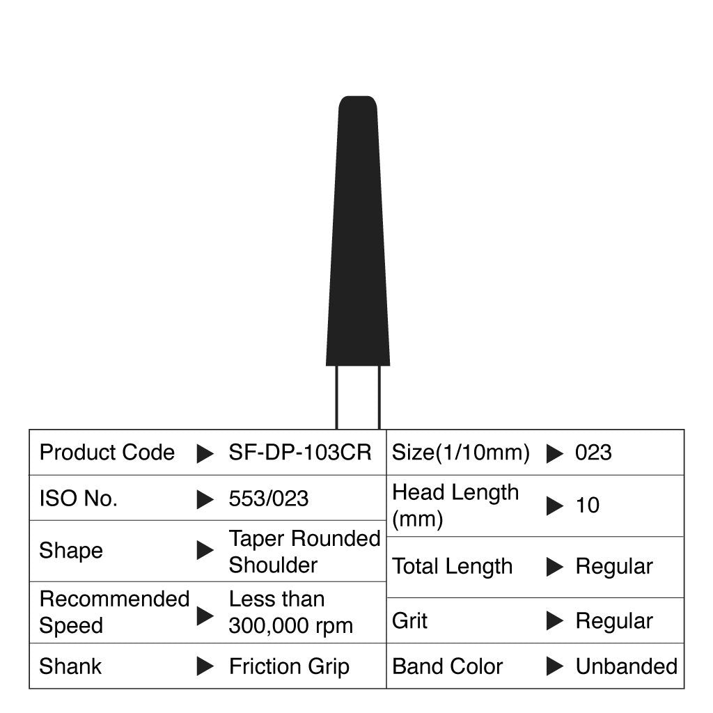 [WINTER] Shofu Diamond Point FG Regular Grit #103CR 10/Box