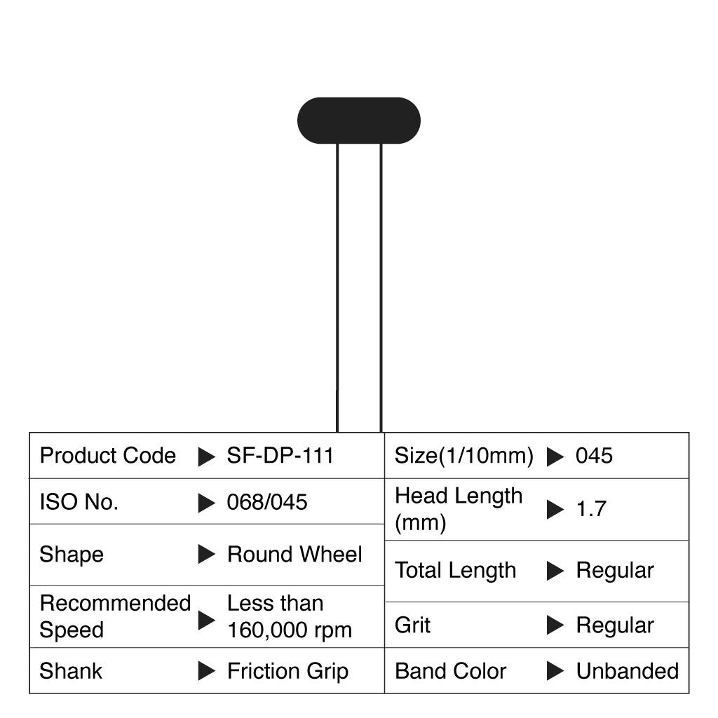 [WINTER] Shofu Diamond Point FG Regular Grit #111 10/Box