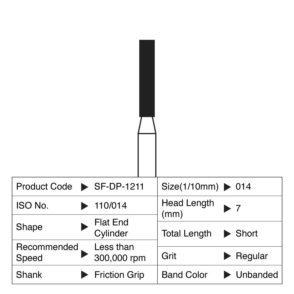 [WINTER] Shofu Diamond Point FG Regular Grit #1211 10/Box