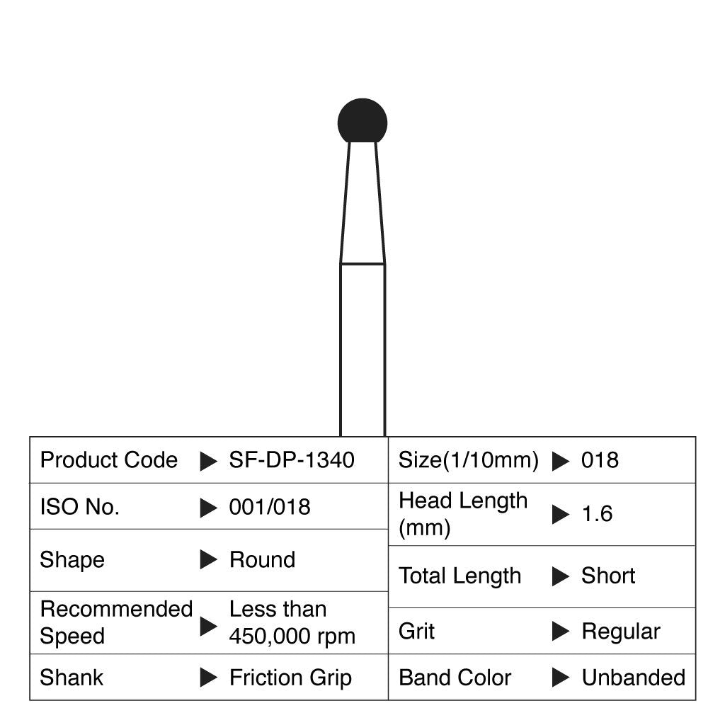 [WINTER] Shofu Diamond Point FG Regular Grit #1340 10/Box