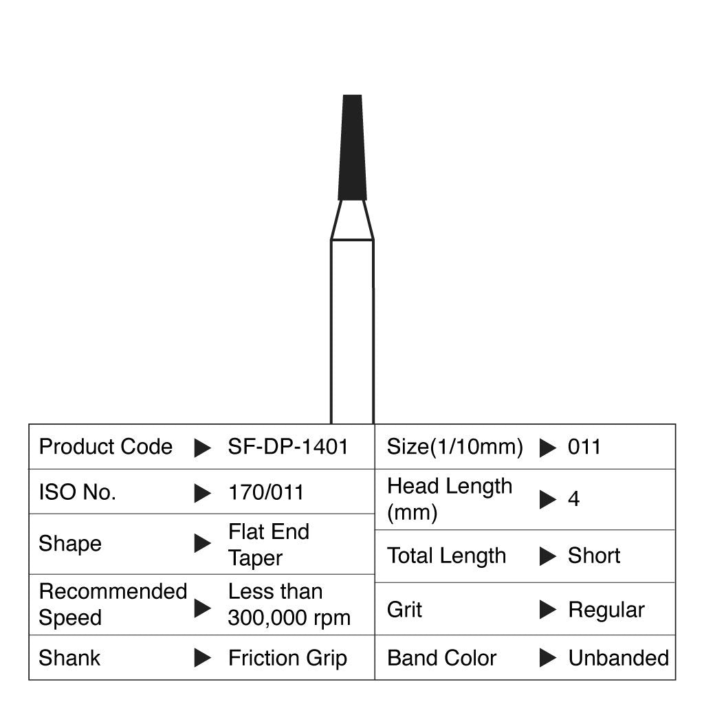 [WINTER] Shofu Diamond Point FG Regular Grit #1401 10/Box