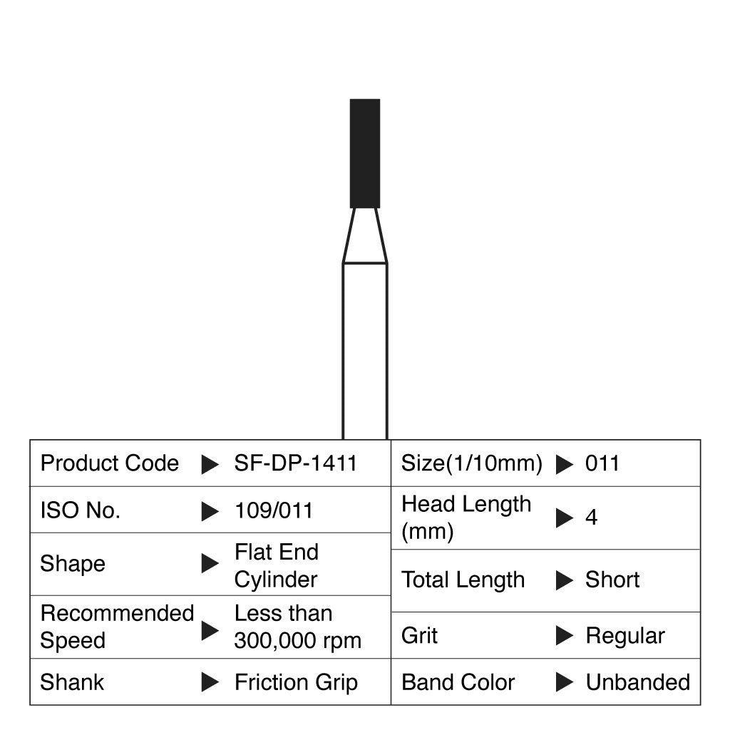 [WINTER] Shofu Diamond Point FG Regular Grit #1411 10/Box