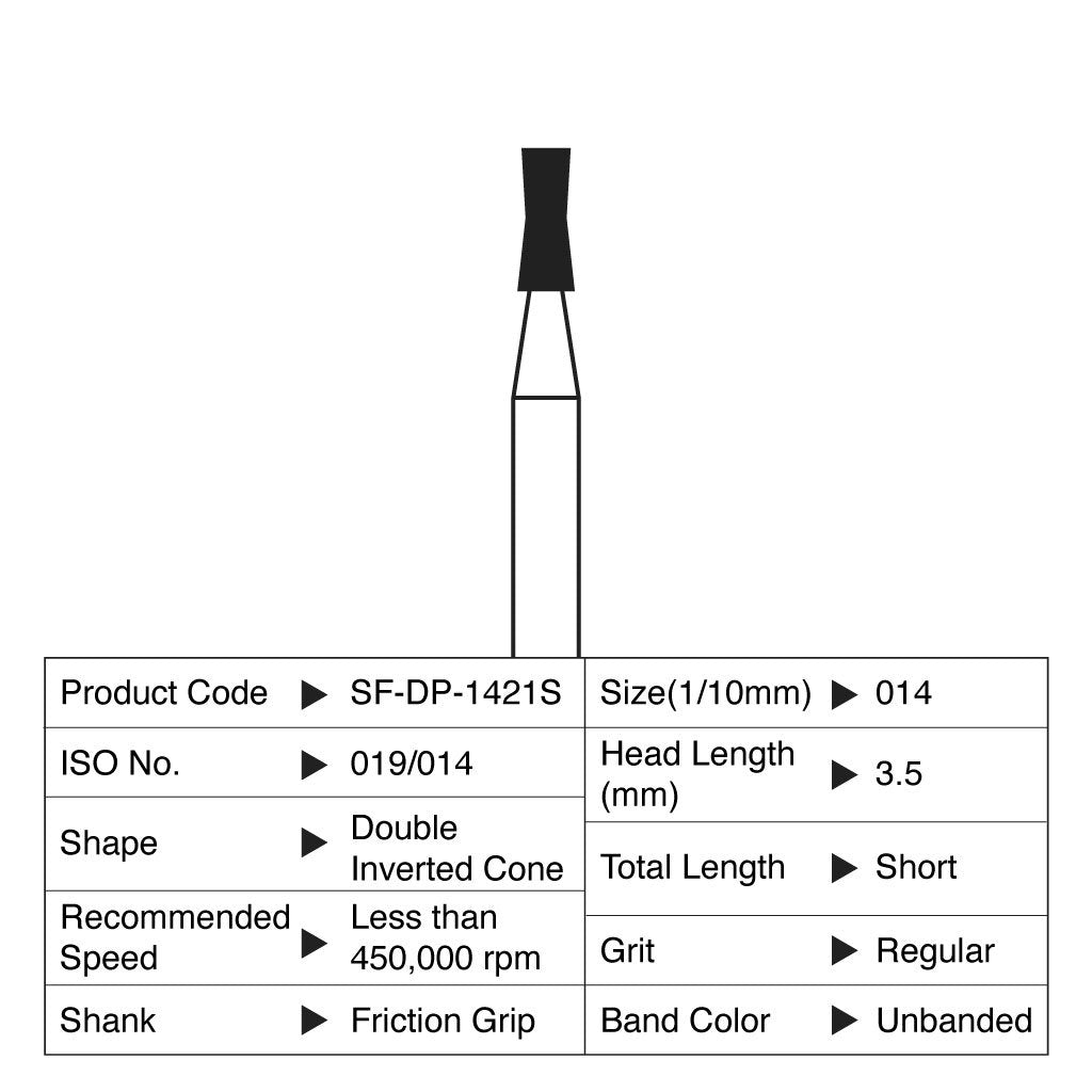 [WINTER] Shofu Diamond Point FG Regular Grit #1421S 10/Box