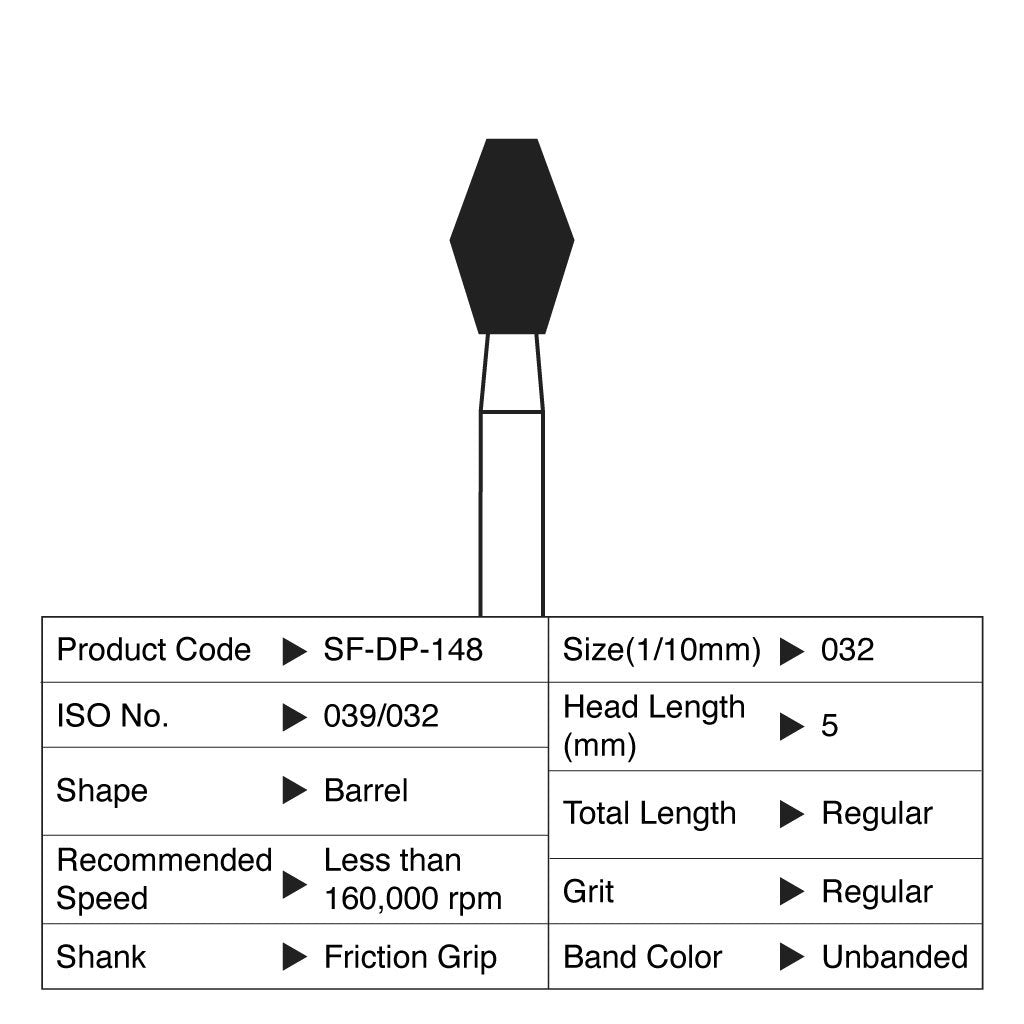 [WINTER] Shofu Diamond Point FG Regular Grit #148 10/Box