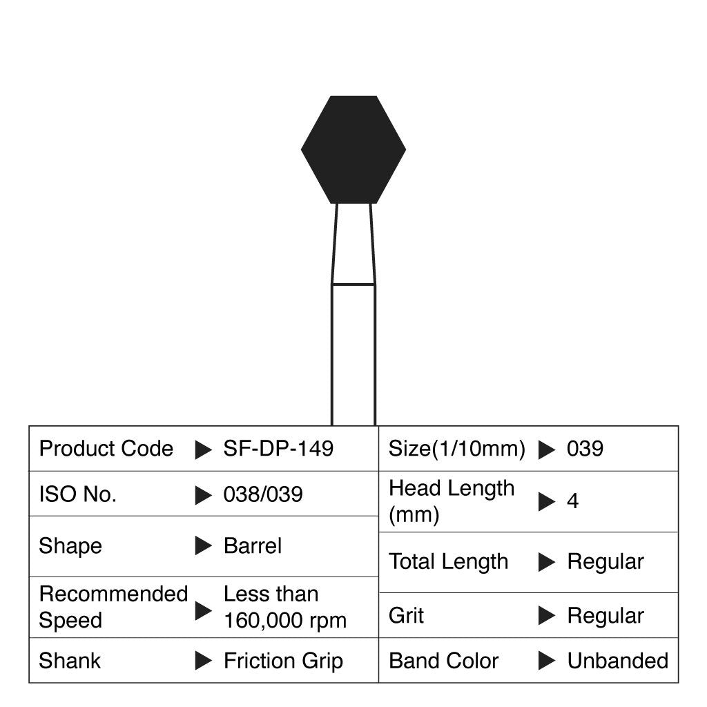 [WINTER] Shofu Diamond Point FG Regular Grit #149 10/Box