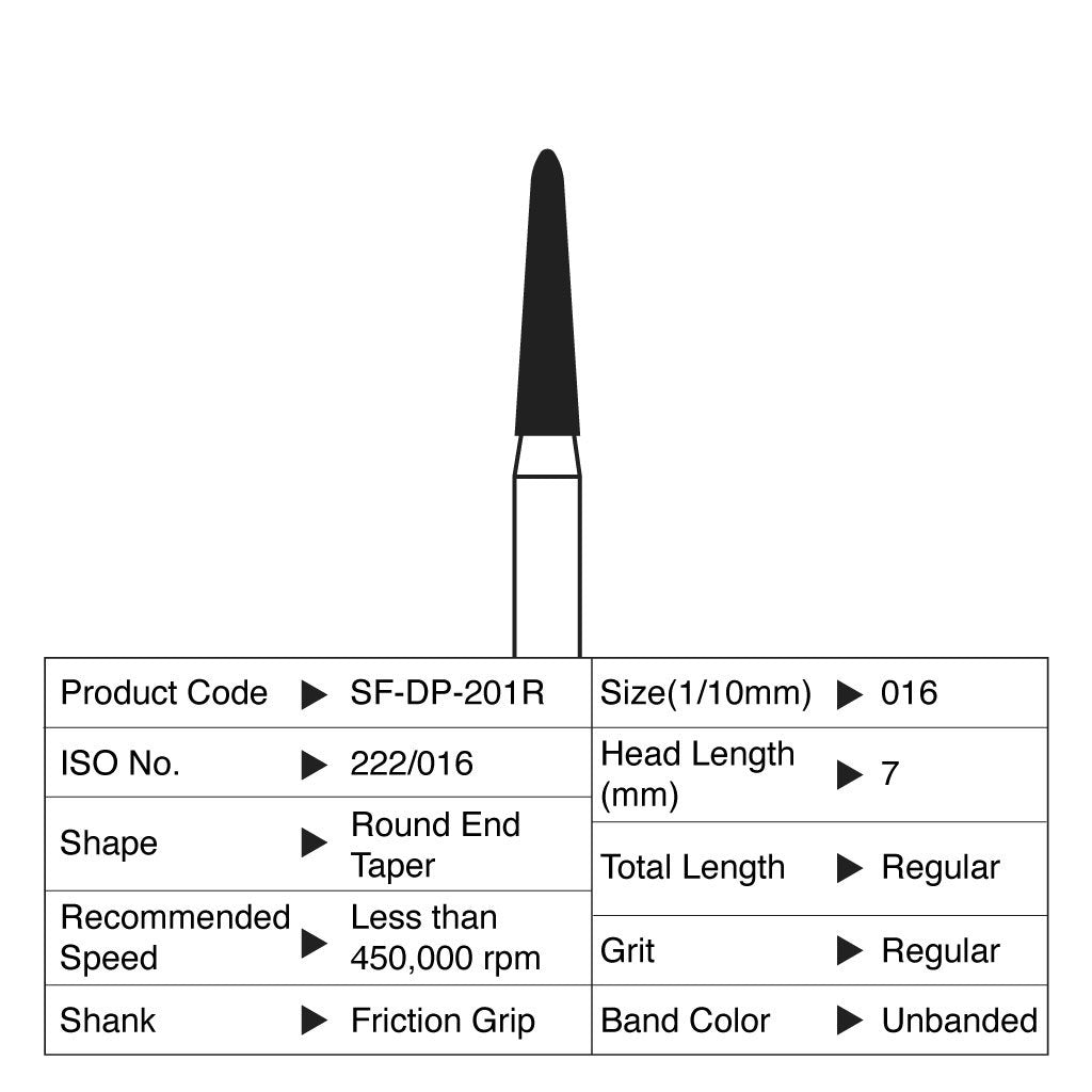 [WINTER] Shofu Diamond Point FG Regular Grit #201R 10/Box