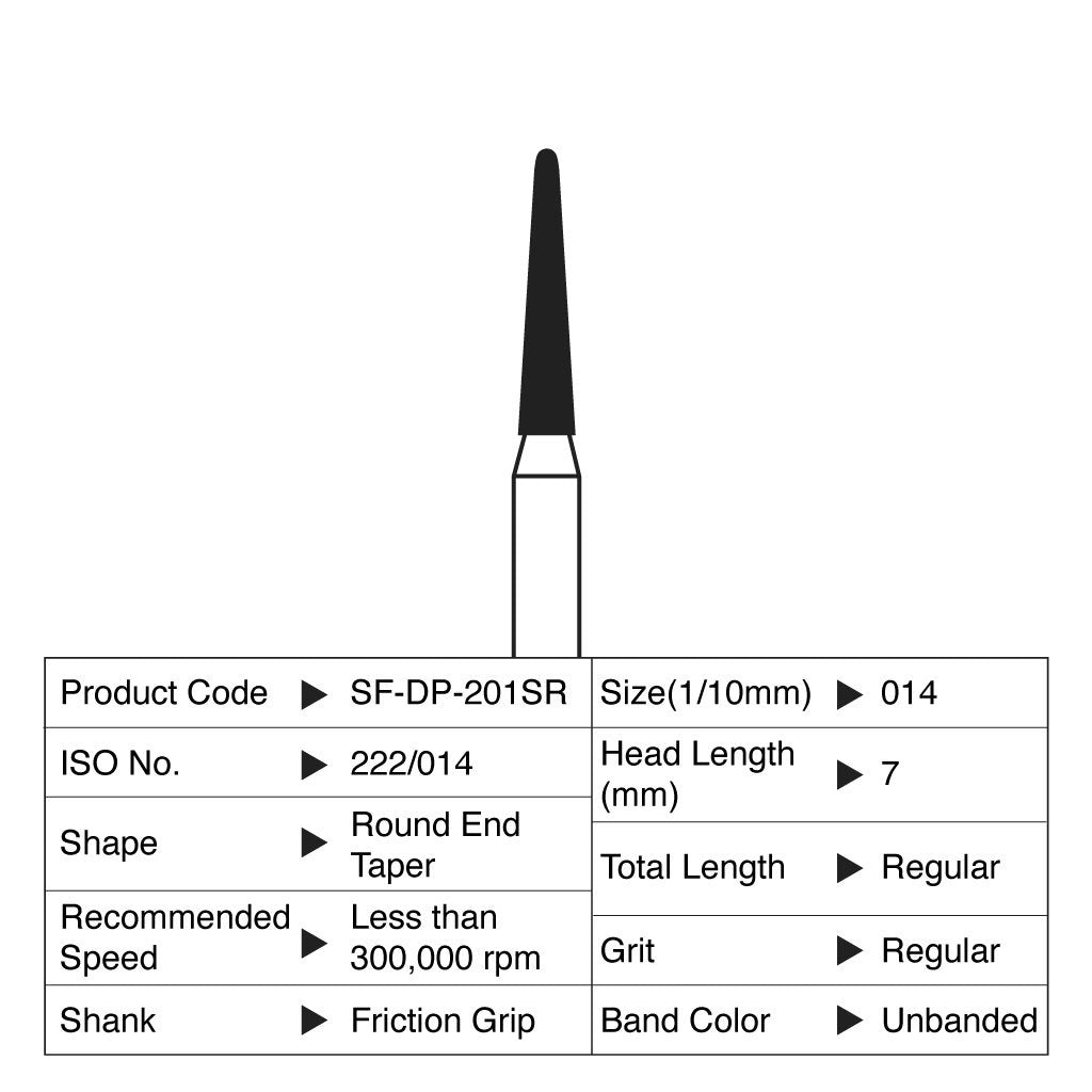 [WINTER] Shofu Diamond Point FG Regular Grit #201SR 10/Box