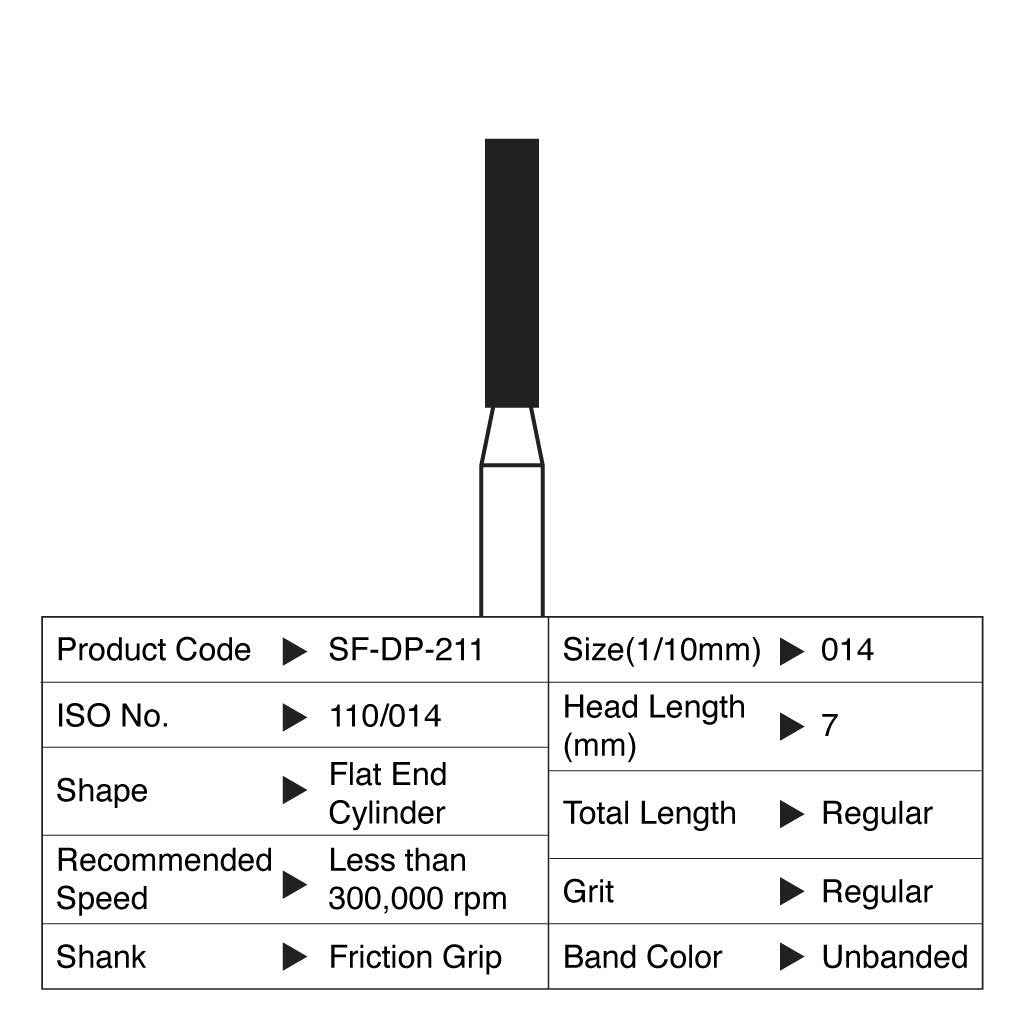 [WINTER] Shofu Diamond Point FG Regular Grit #211 10/Box