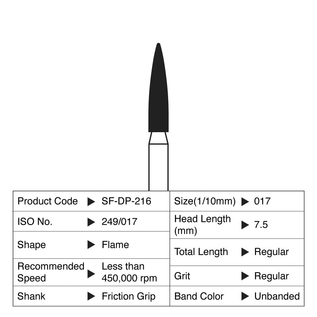 [WINTER] Shofu Diamond Point FG Regular Grit #216 10/Box