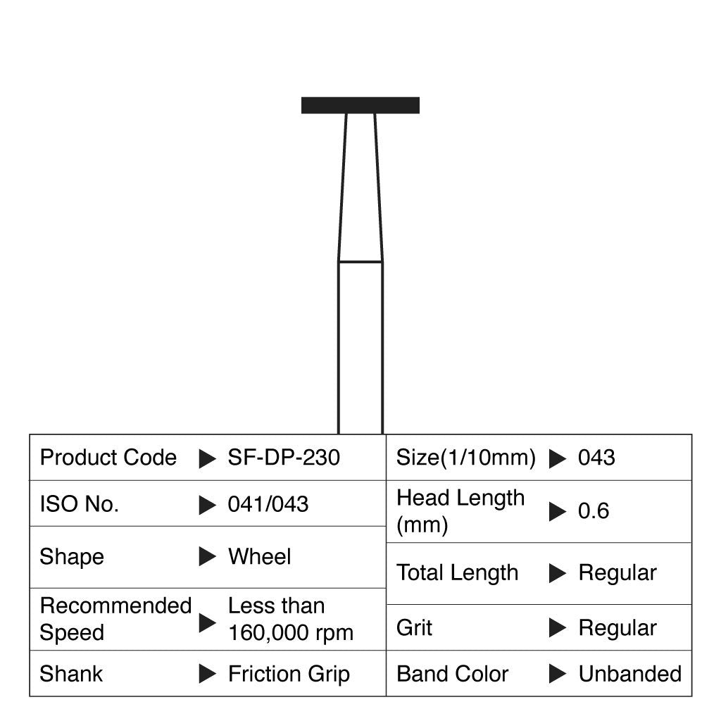 [WINTER] Shofu Diamond Point FG Regular Grit #230 10/Box