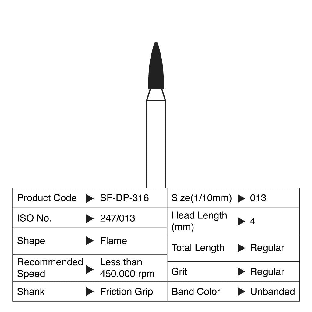 [WINTER] Shofu Diamond Point FG Regular Grit #316 10/Box