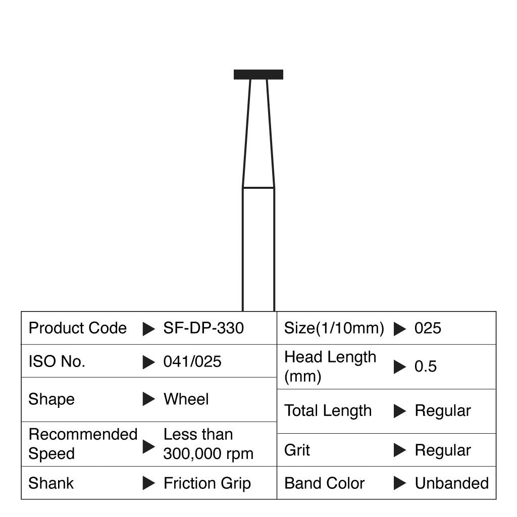 [WINTER] Shofu Diamond Point FG Regular Grit #330 10/Box