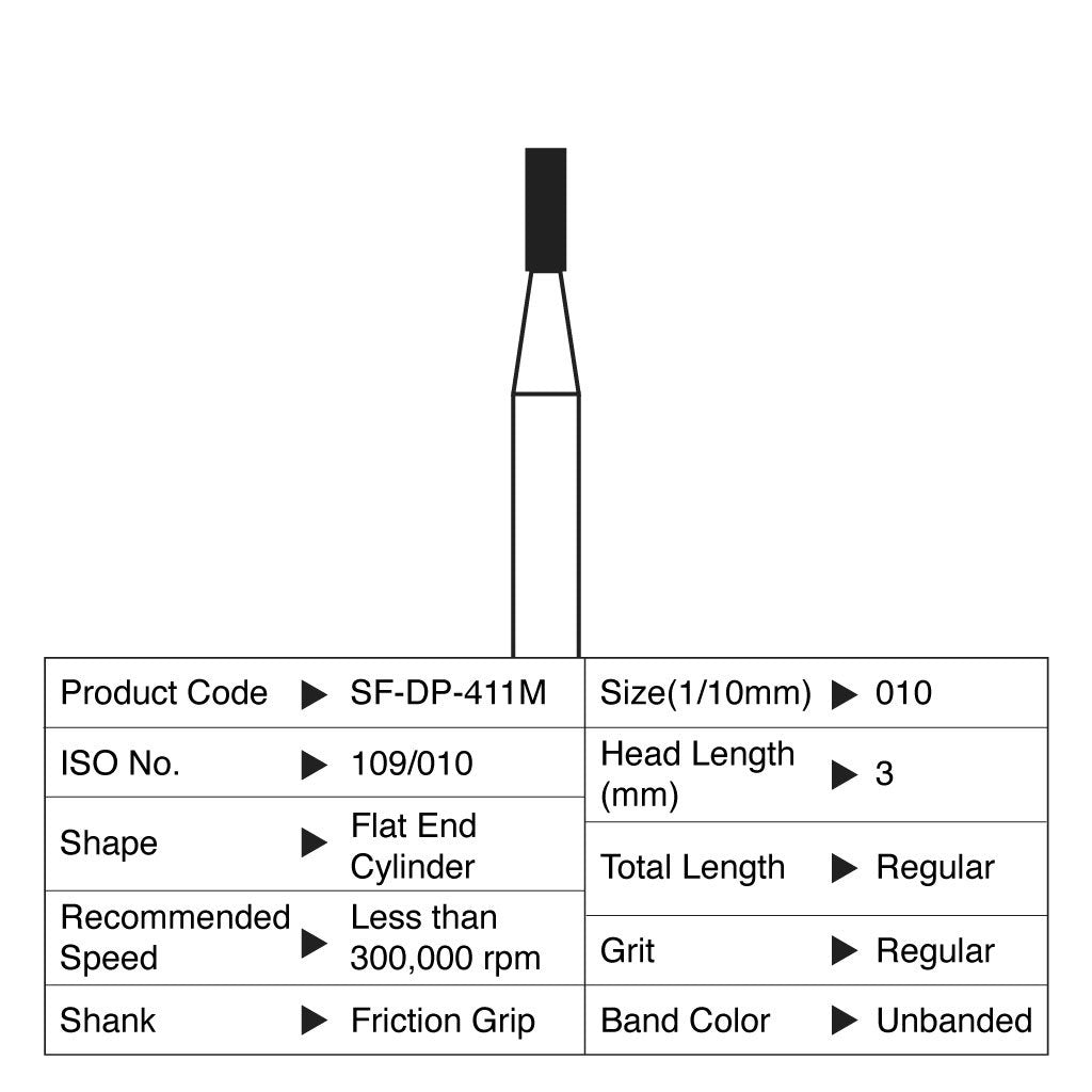 [WINTER] Shofu Diamond Point FG Regular Grit #411M 10/Box