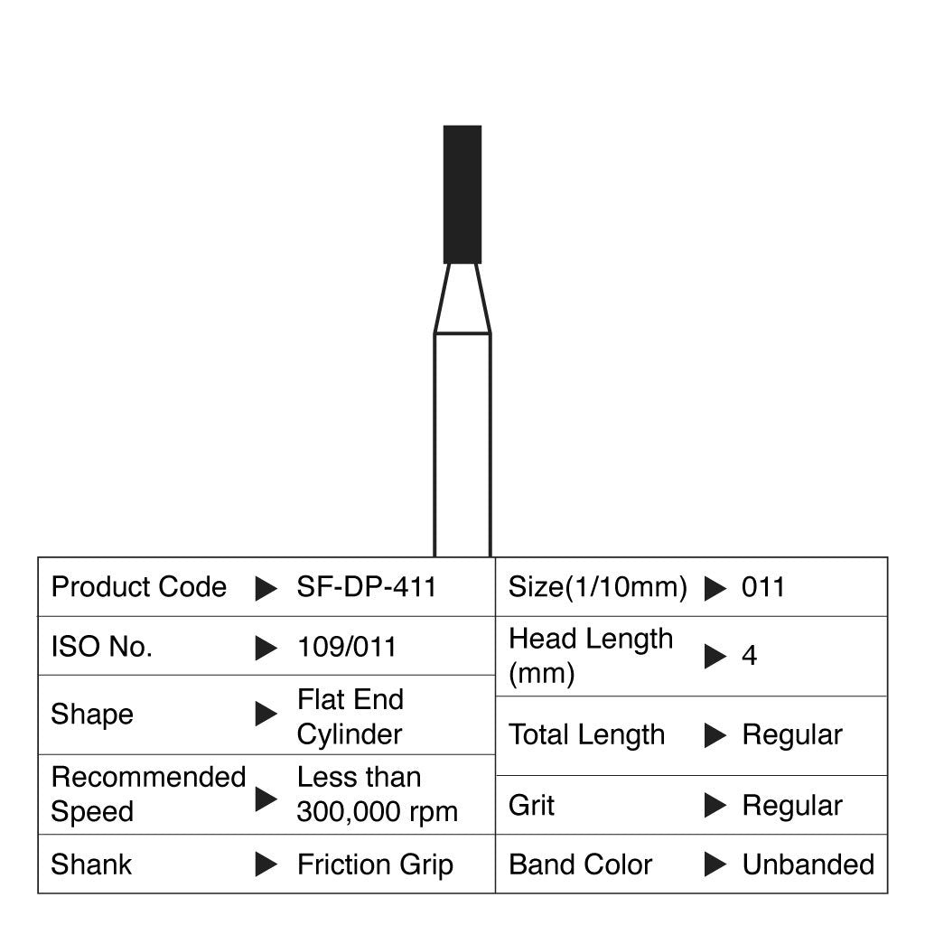 [WINTER] Shofu Diamond Point FG Regular Grit #411 10/Box